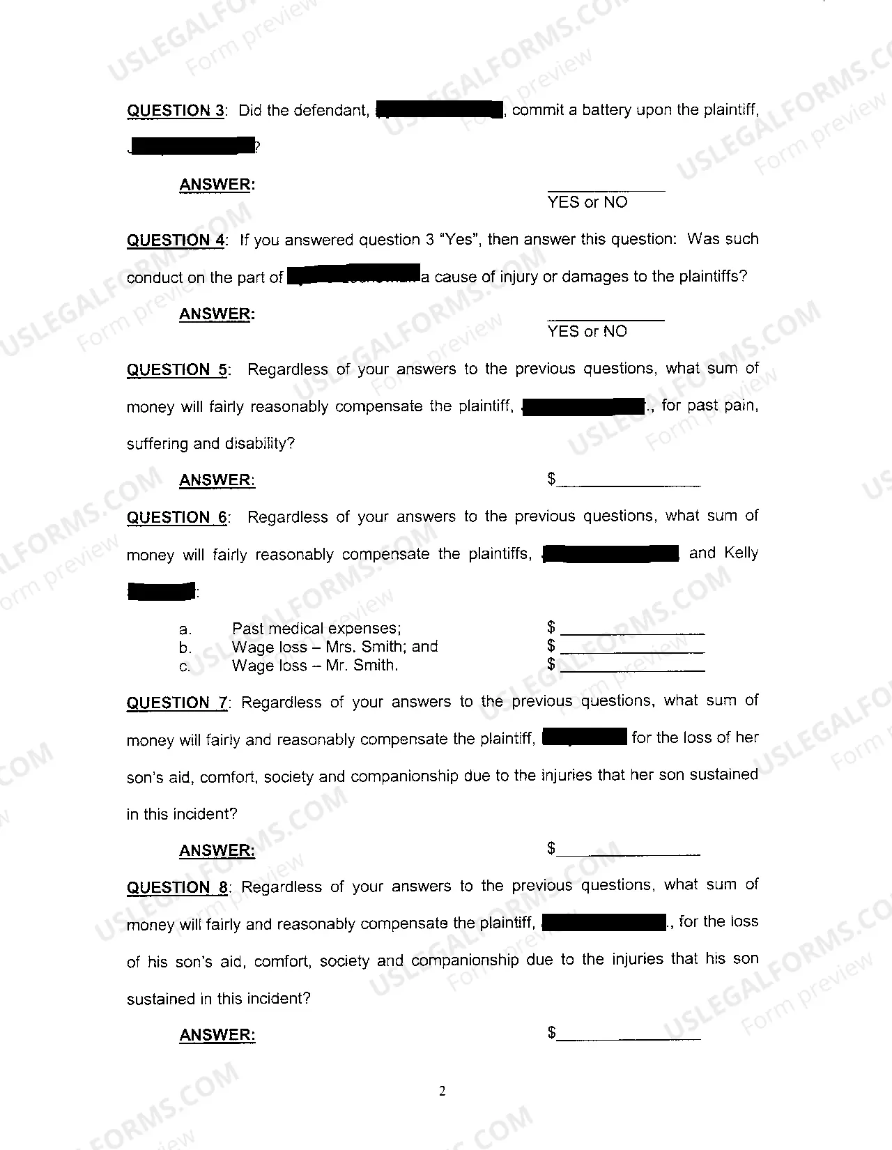 Preview A04 Plaintiffs' Proposed Special Verdict