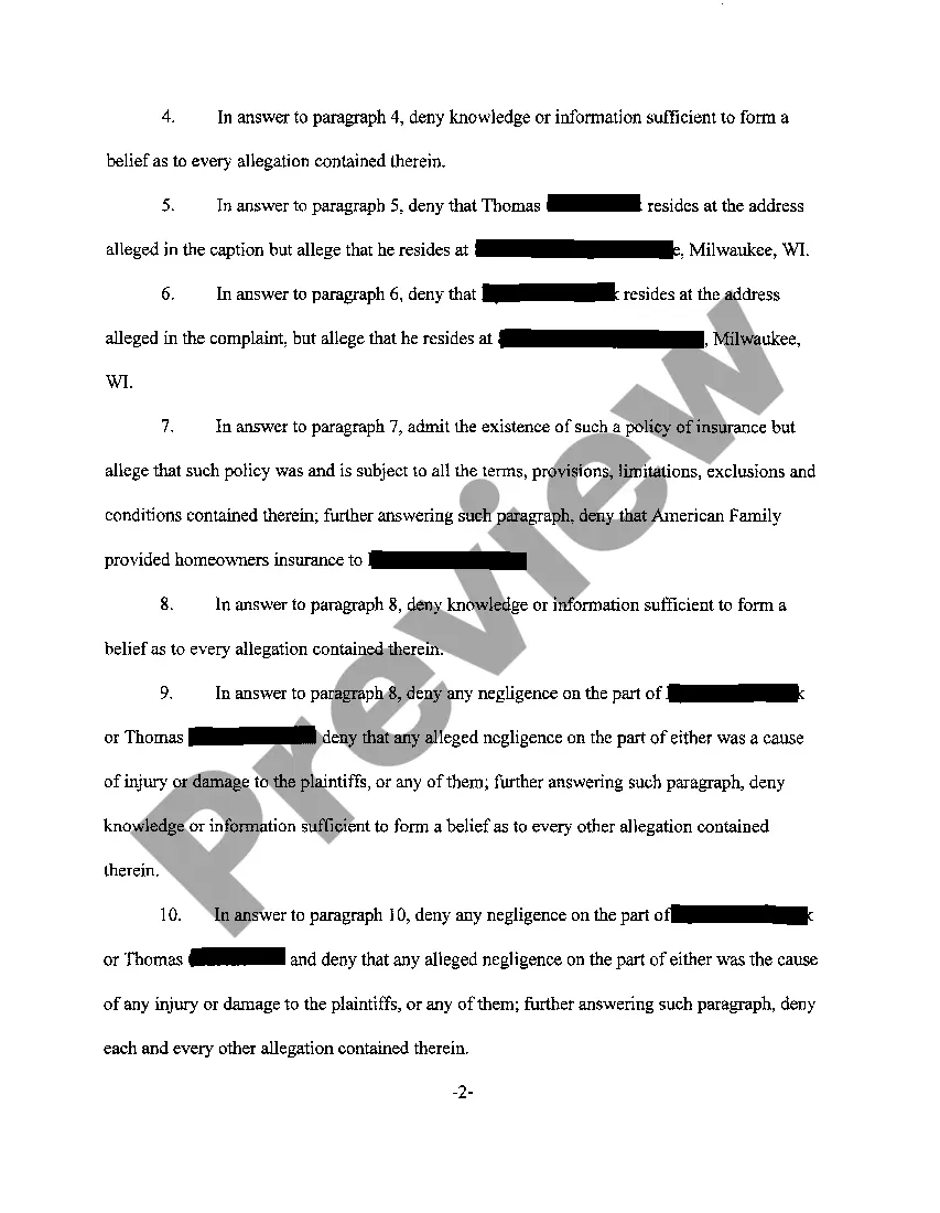 Preview A02 Answer And Counterclaim