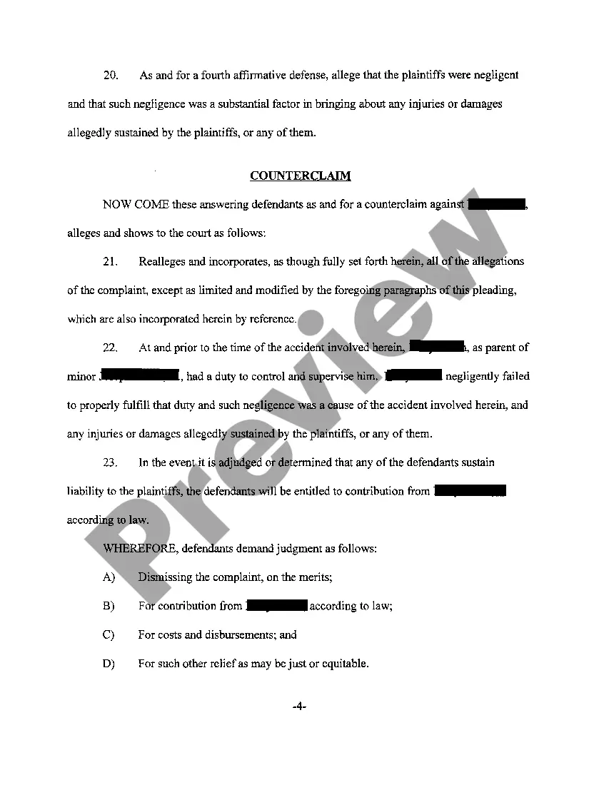 Preview A02 Answer And Counterclaim