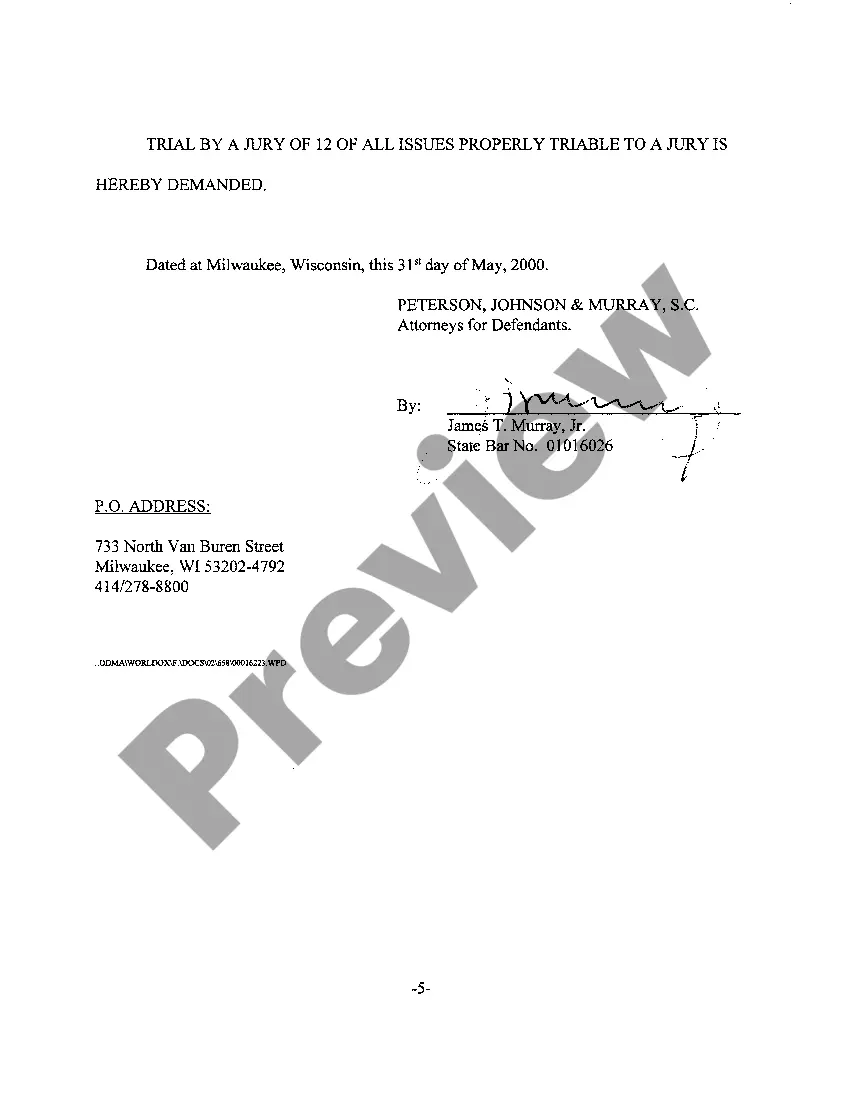 Preview A02 Answer And Counterclaim