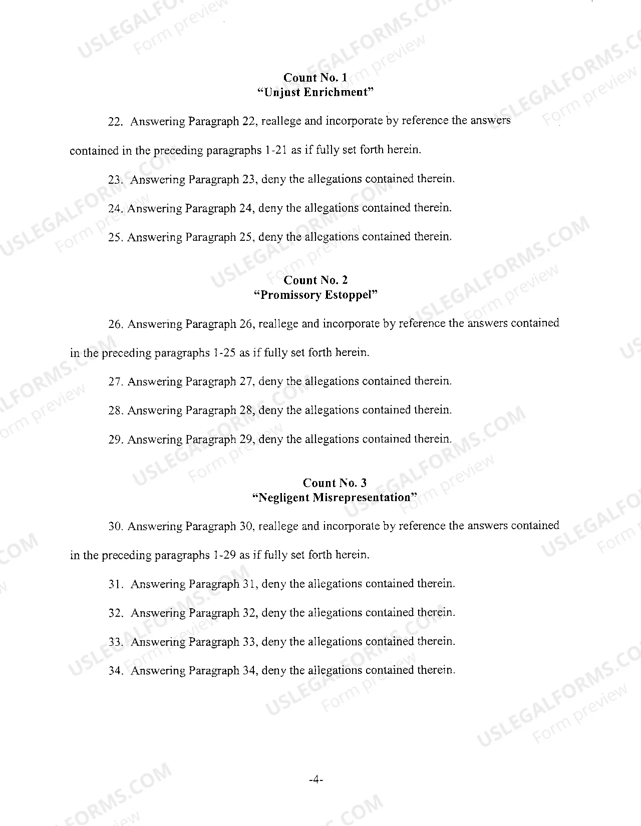 Preview A07 Answer And Affirmative Defenses Of Defendants City And City Employees' Retirement System