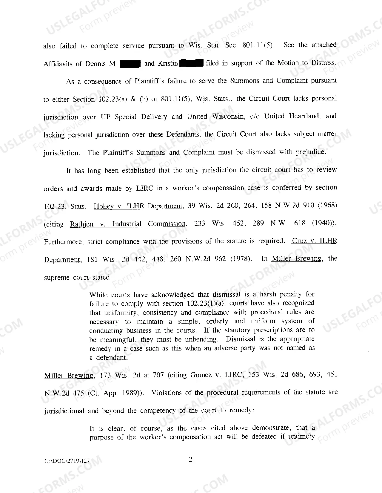 Preview A04 Notice Of Motion And Motion To Dismiss