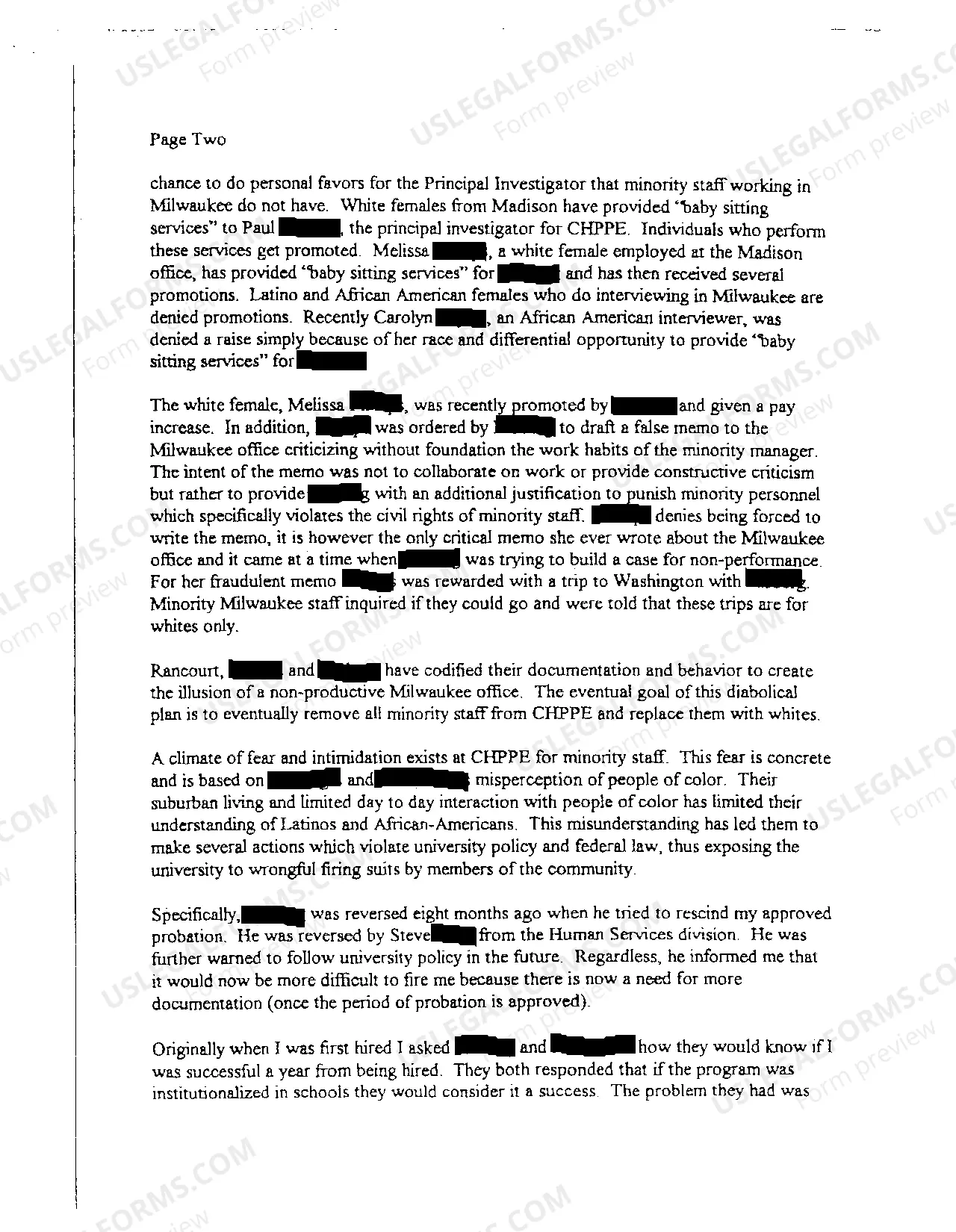 Preview A04 Exhibit 3 Letter from Plaintiff to Human Resources Dean