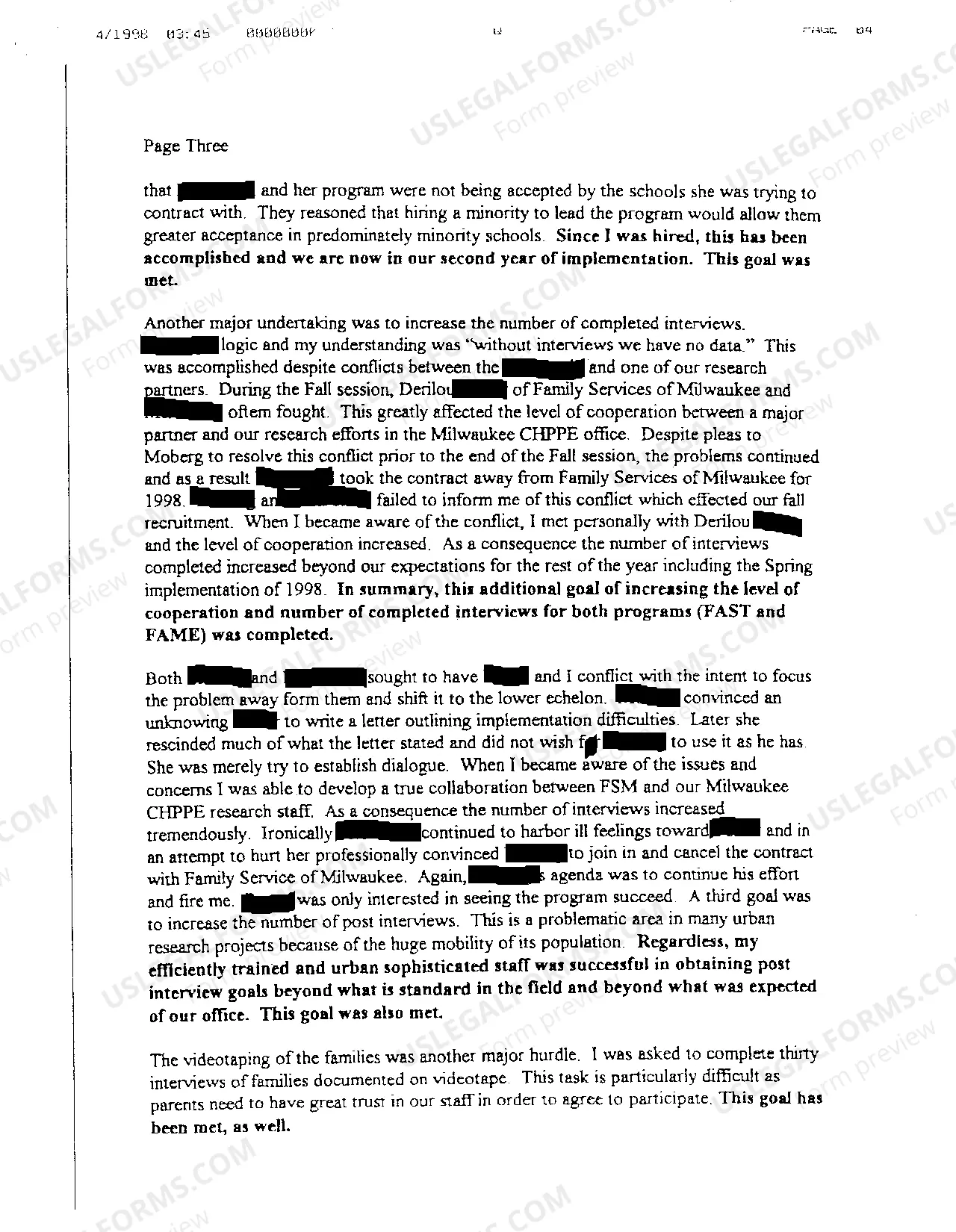 Preview A04 Exhibit 3 Letter from Plaintiff to Human Resources Dean