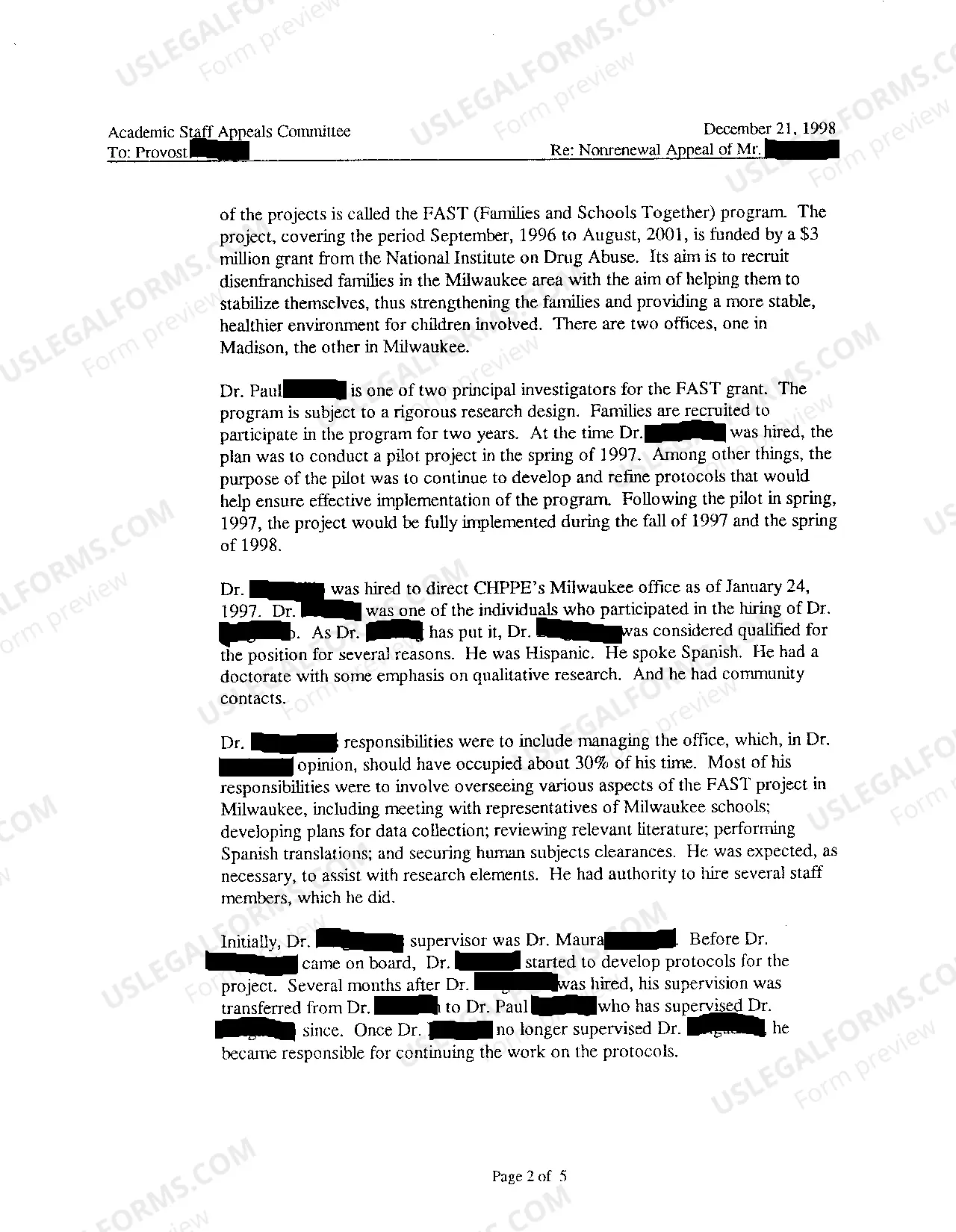 Preview A05 Exhibit 4 Findings of Appeal Committee