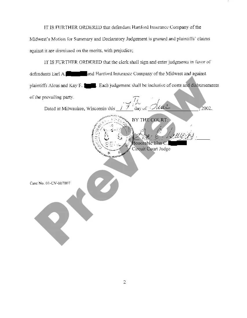 Preview A01 Order For Dismissal