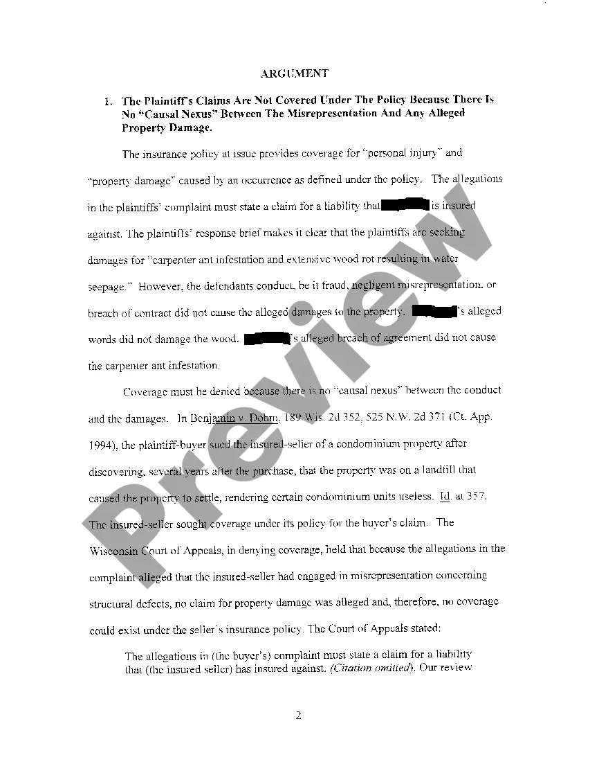 Preview A05 Reply Brief In Support OF Motion For Summary And Declaratory Judgment