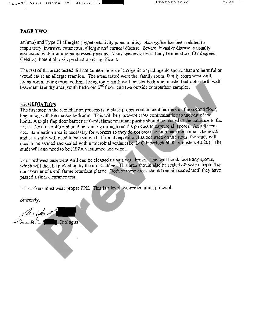 Preview A06 Affidavit of Home Inspector