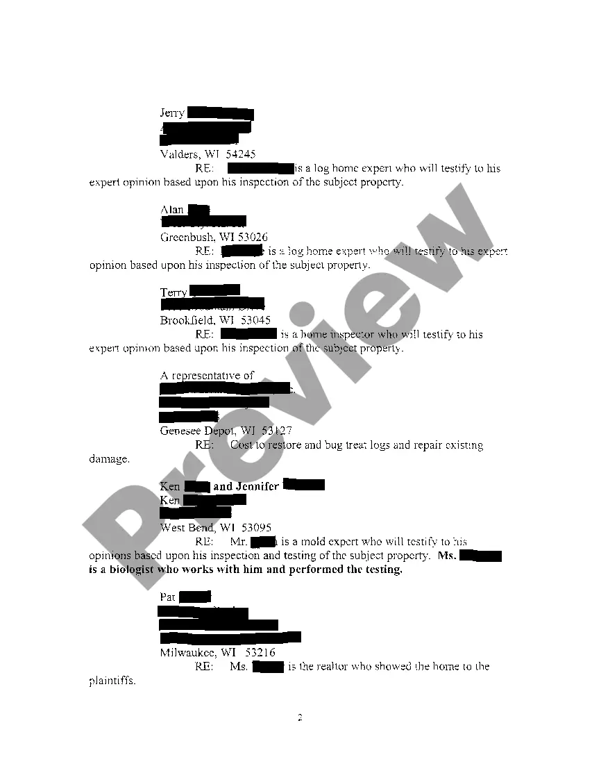 Preview A08 Witness List Of Defendant