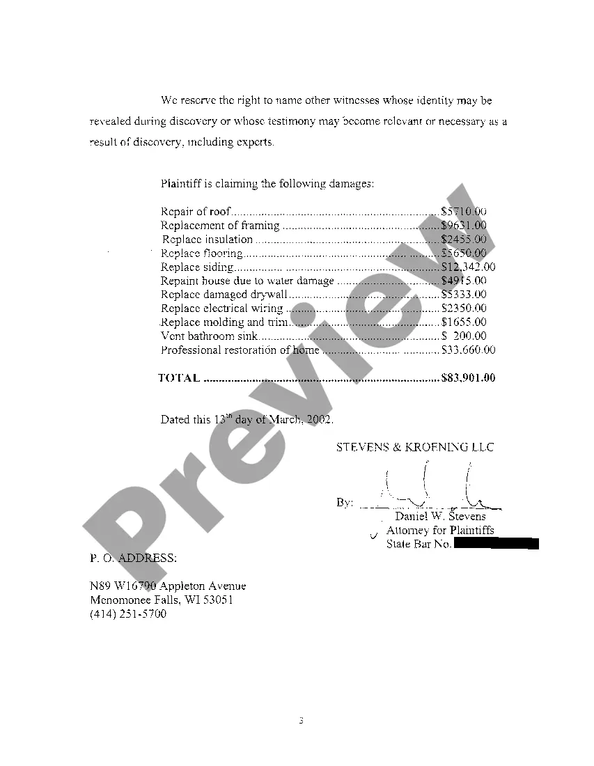 Preview A08 Witness List Of Defendant