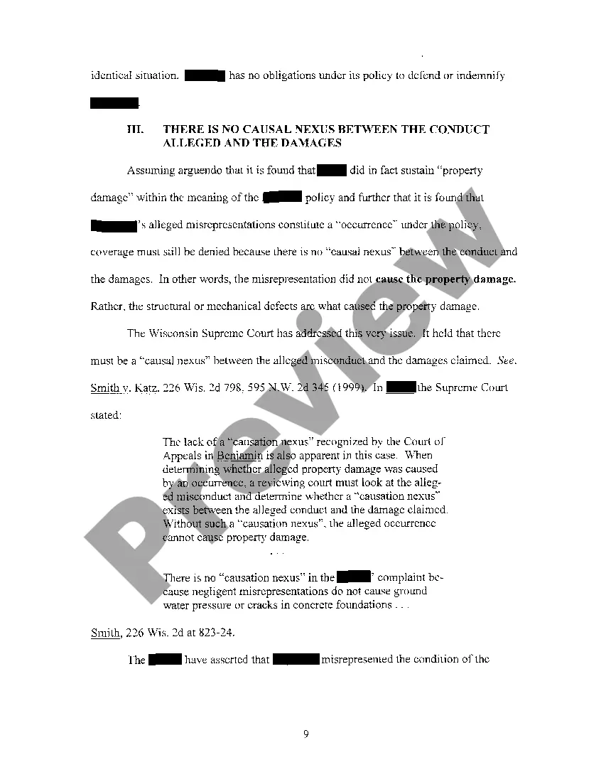 Preview A09 Brief In Support Of Motion For Summary And Declaratory Judgment