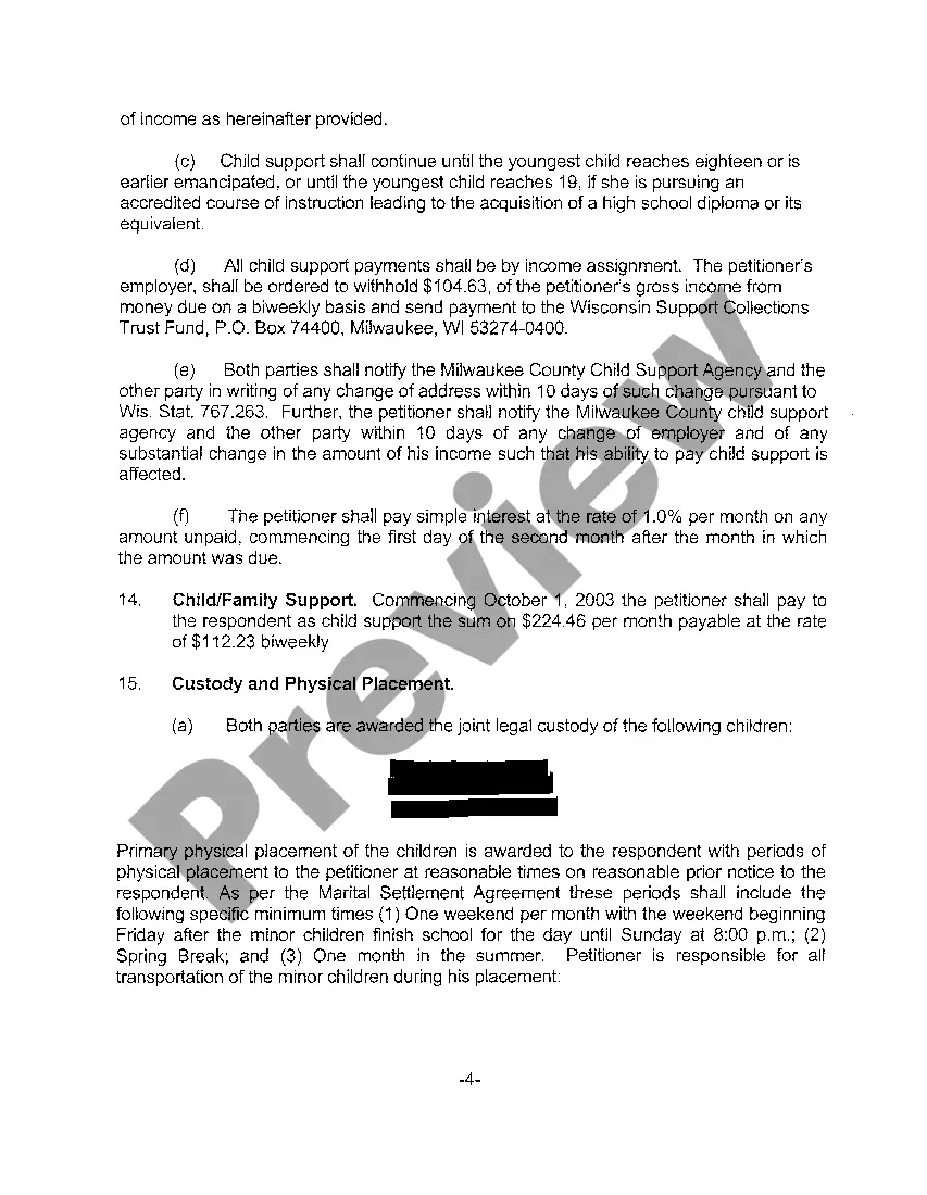 Preview A02 Finding Of Fact, Conclusions Of Law, And Judgment Of Divorce