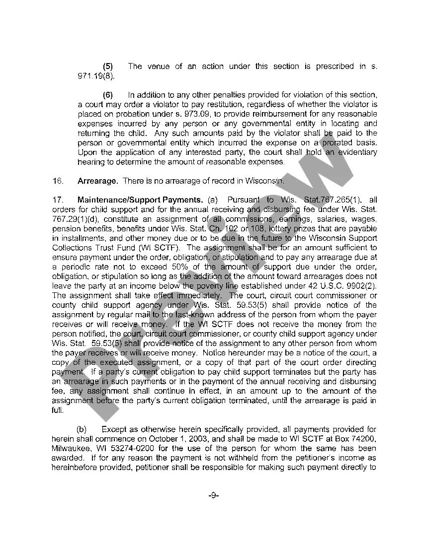 Preview A02 Finding Of Fact, Conclusions Of Law, And Judgment Of Divorce