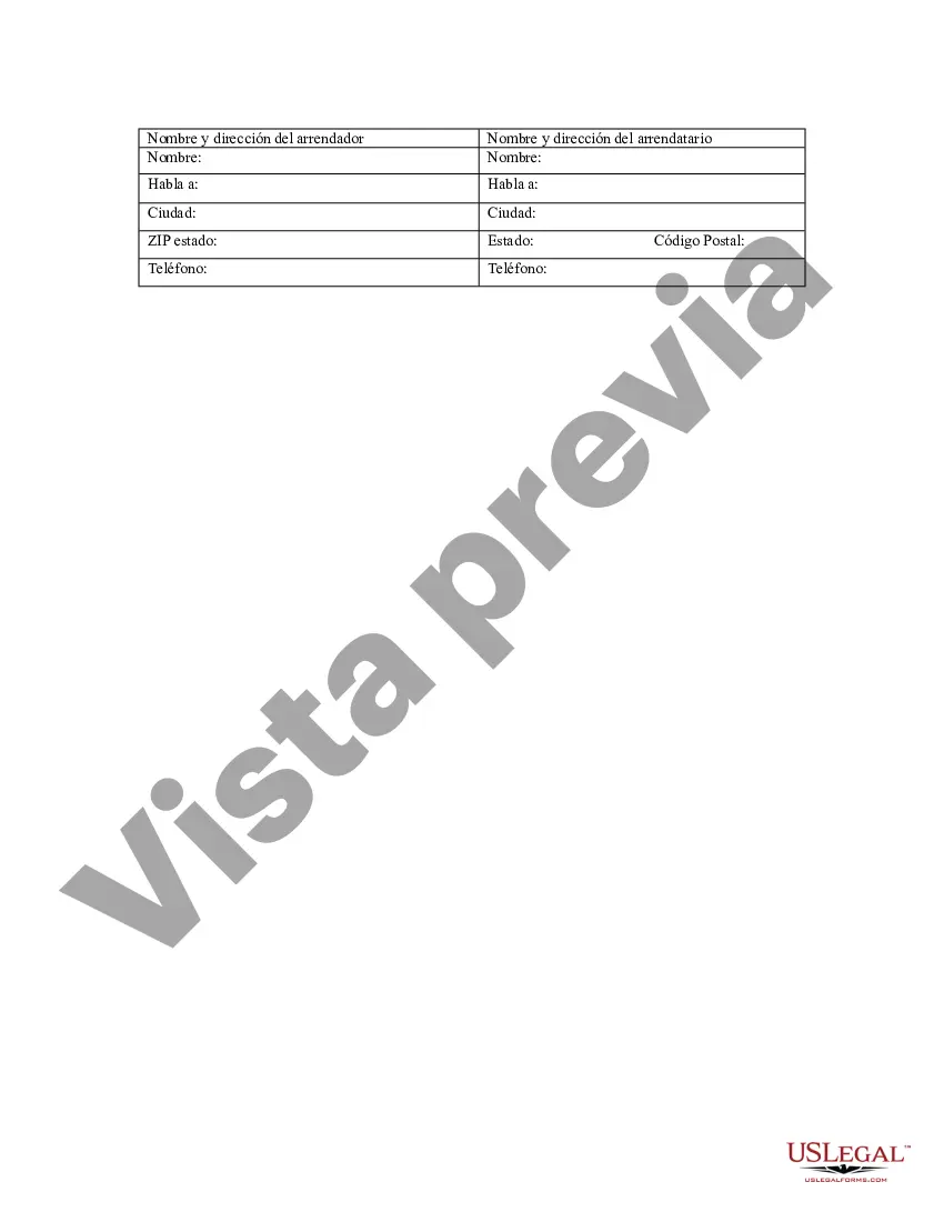 Preview Aviso de Arrendamiento para Grabación