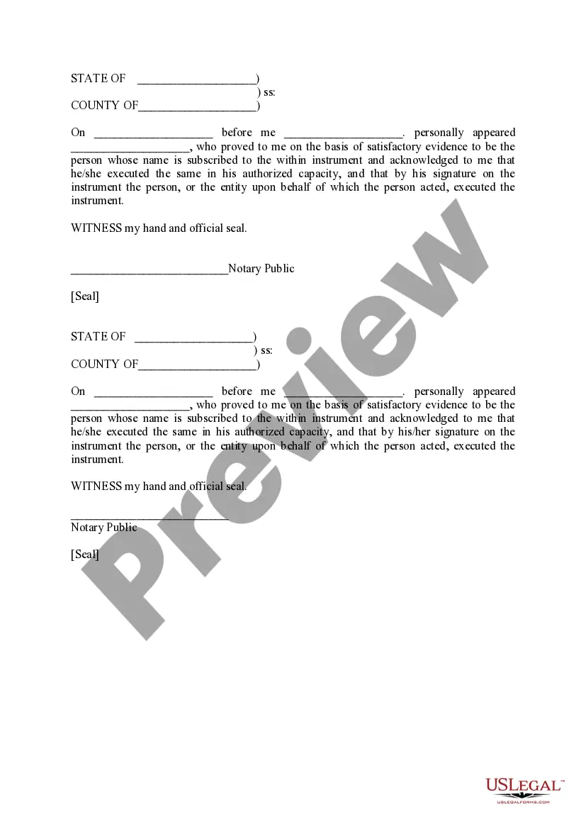 Preview Memorandum of Lease