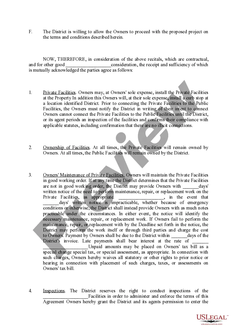 Preview Practice Facilities Agreement