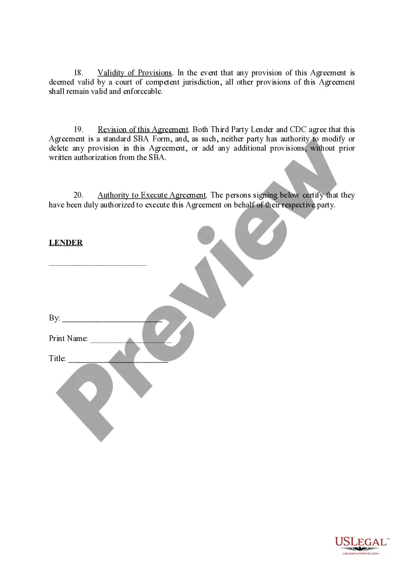 Get Third Party Lender Agreement Preview Third Party Lender Agreement