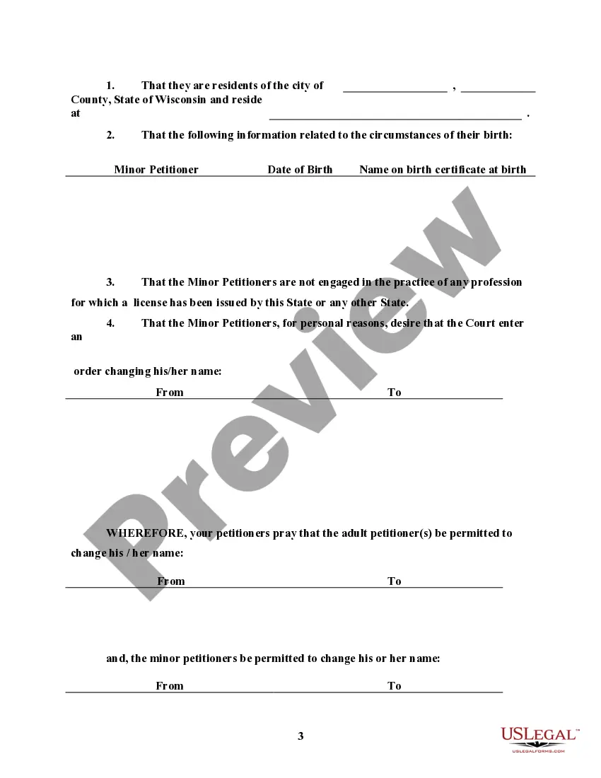 Get Petition for Change of Name for Family Preview Petition for Change of Name for Family