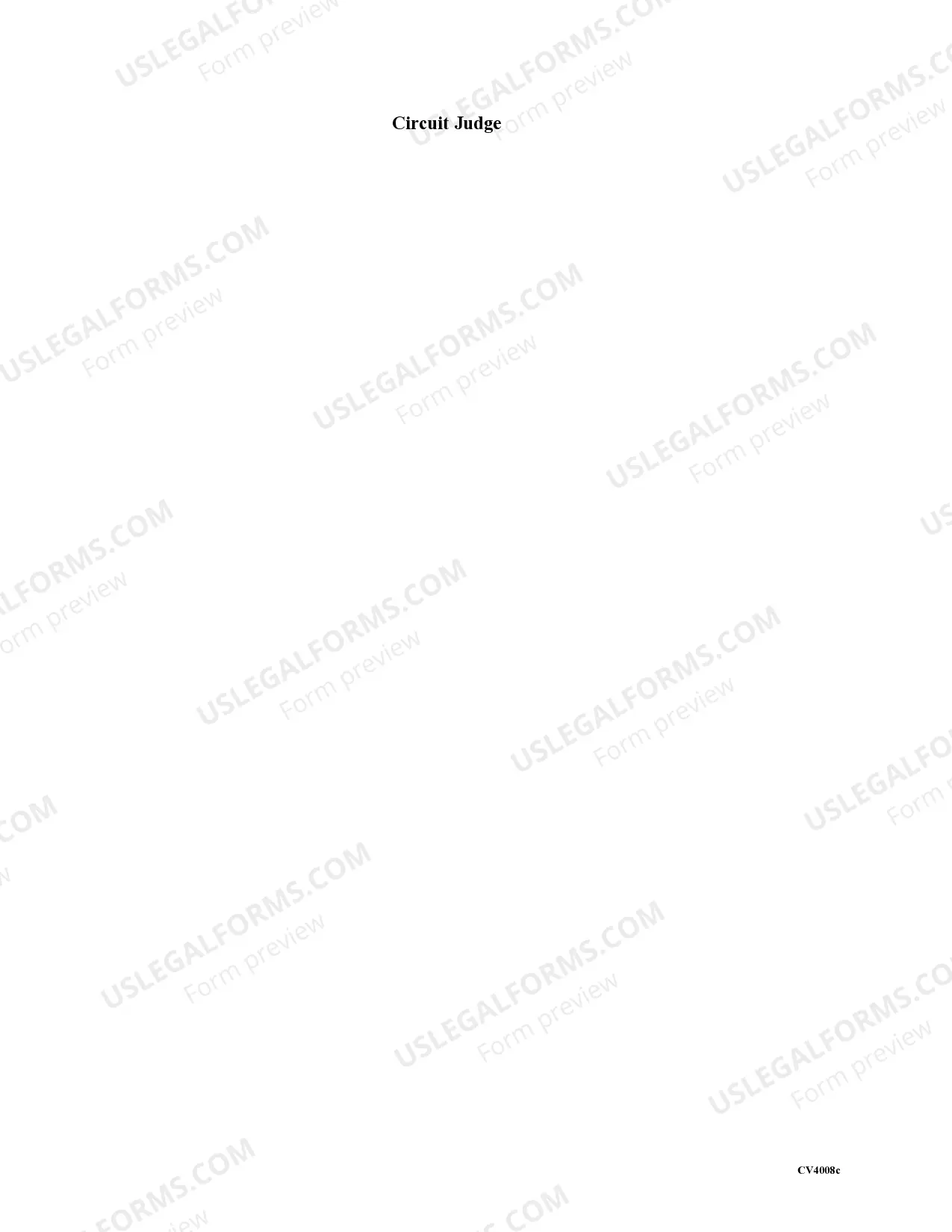 Preview Order for Hearing - Family Name Change