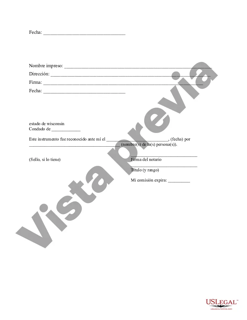 Preview Poder General para el Cuidado y Custodia del Hijo o Hijos