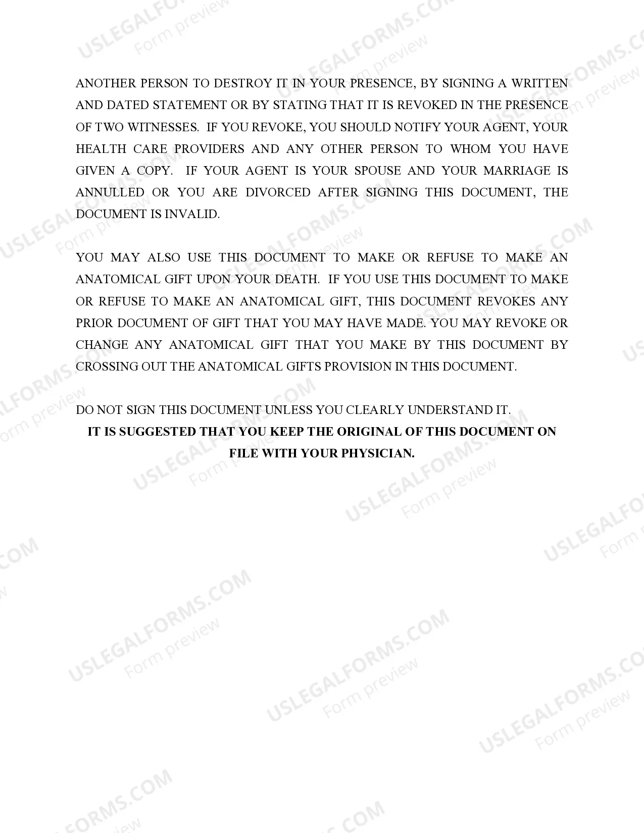 Preview General Power of Attorney for Care and Custody of Child or Children