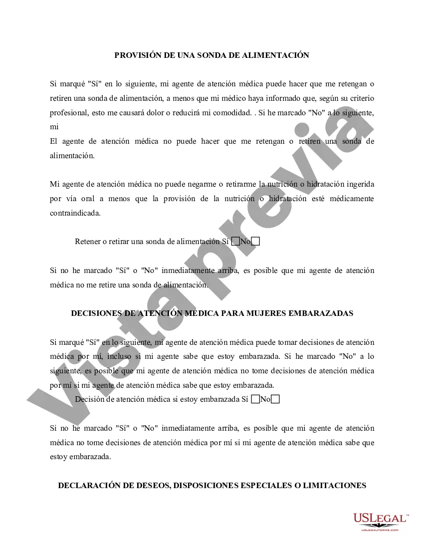 Preview Poder legal para el cuidado de la salud