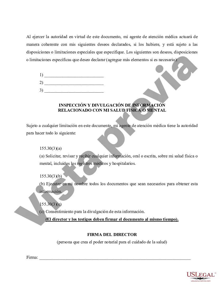 Preview Poder legal para el cuidado de la salud