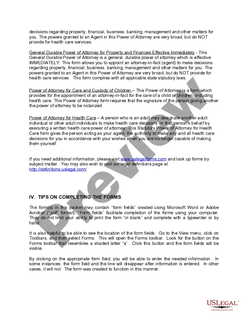 Get Wisconsin Power of Attorney Forms Package Preview Wisconsin Power of Attorney Forms Package
