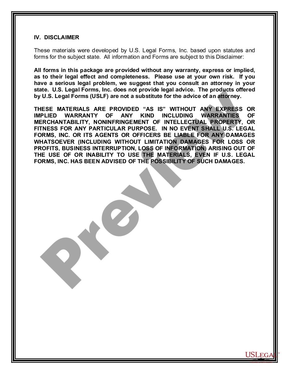 page 3 Assignment of Lease Package preview