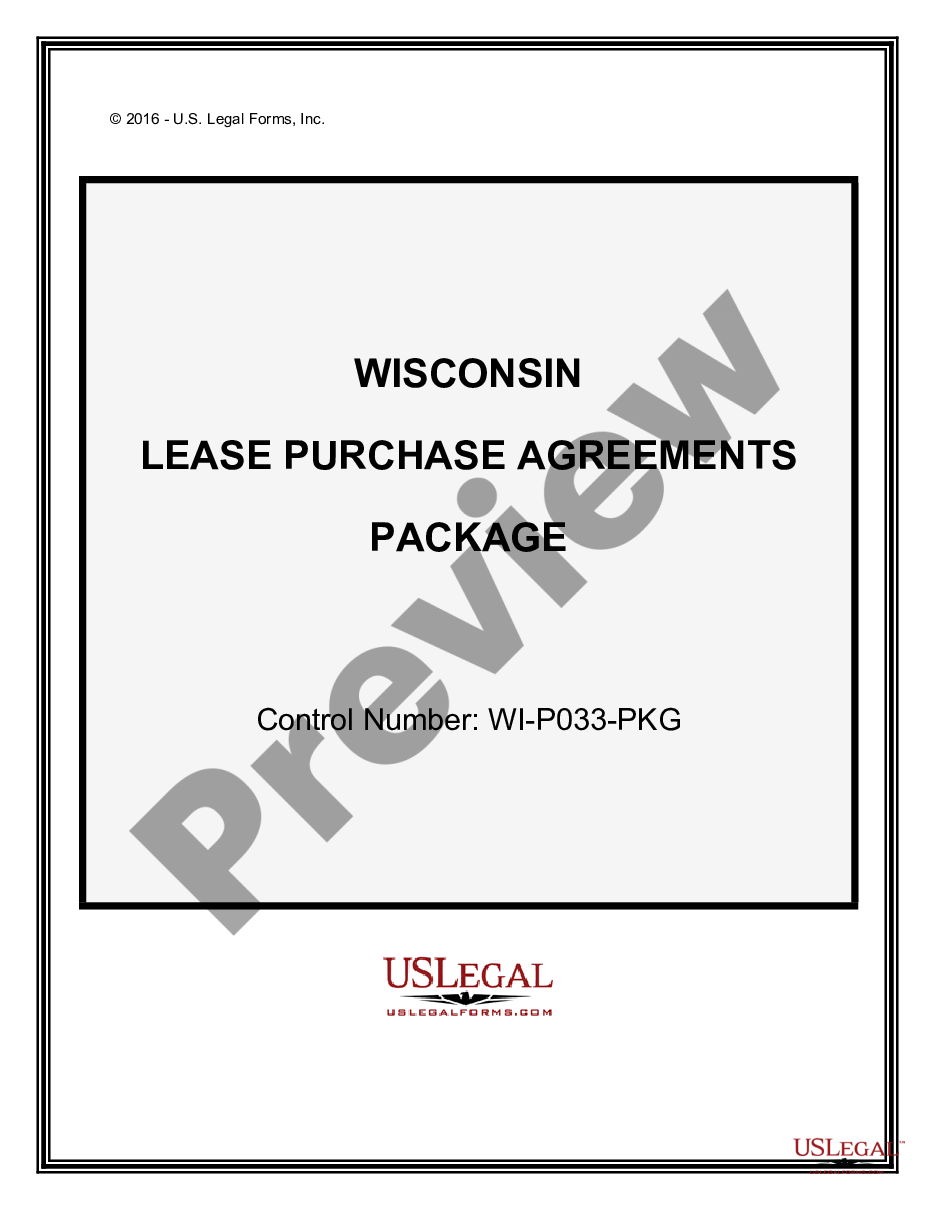 page 0 Lease Purchase Agreements Package preview