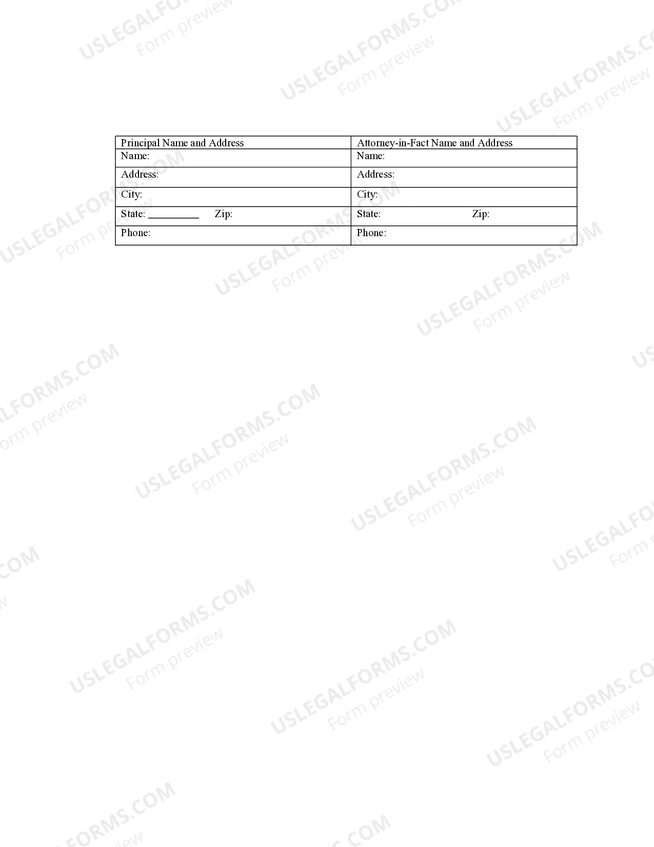 Preview Special or Limited Power of Attorney for Real Estate Purchase Transaction by Purchaser