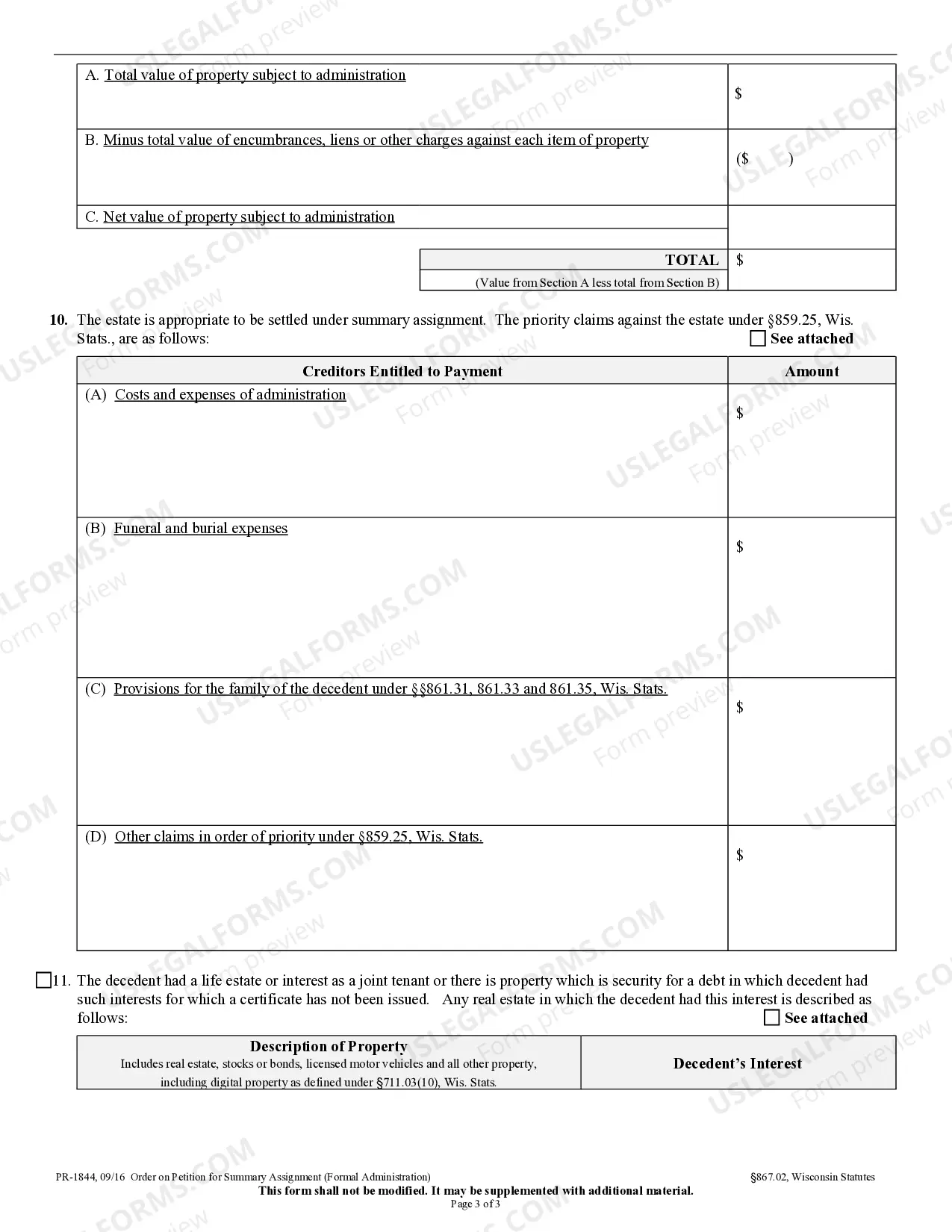 Preview Summary Assignment - Findings and Order