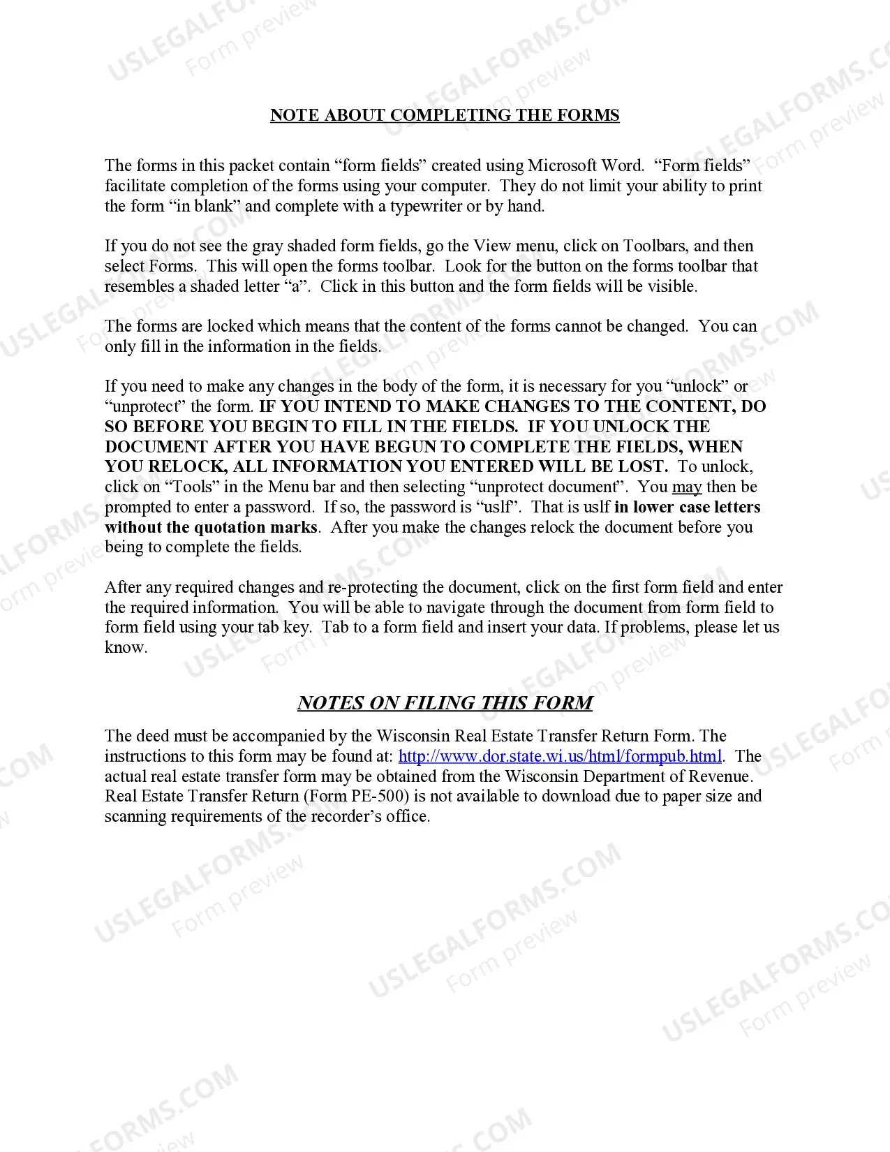 Preview Warranty Deed for Parents to Child with Reservation of Life Estate