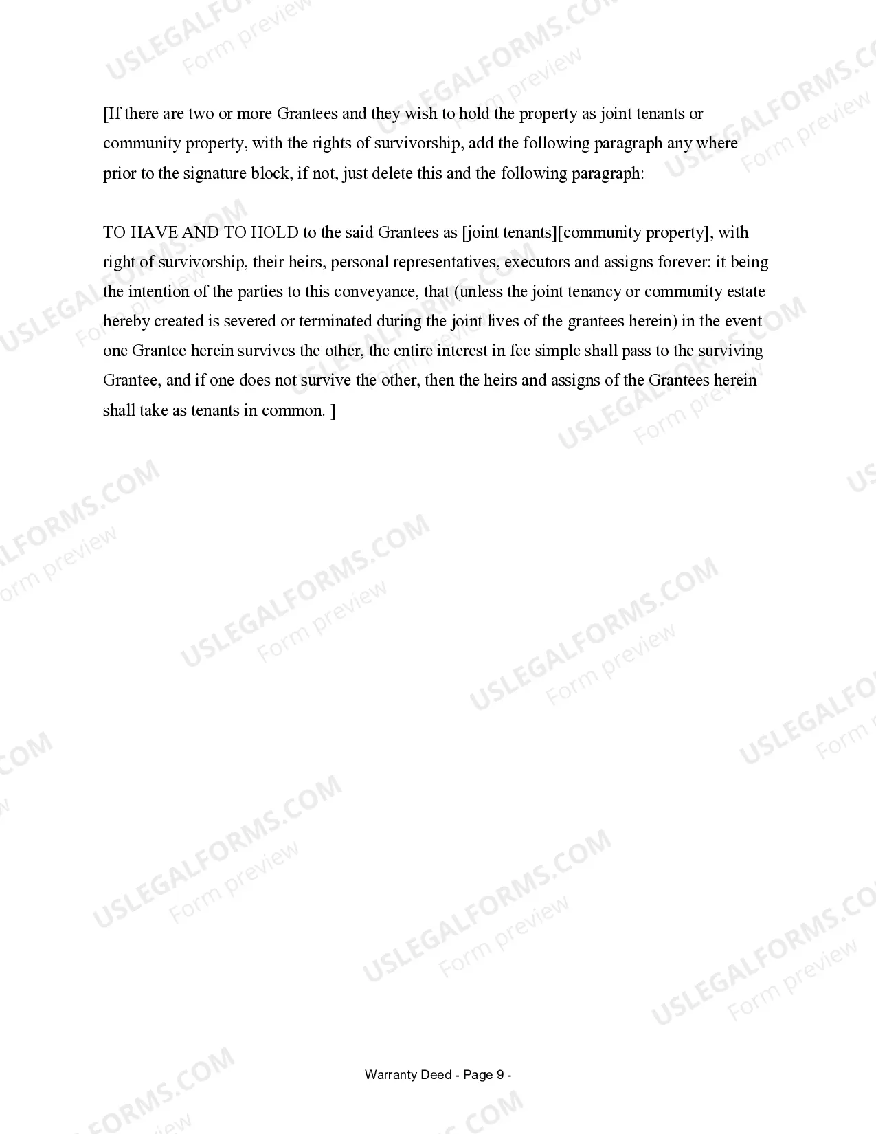 Preview Warranty Deed for Limited Partnership or LLC is the Grantor, or Grantee