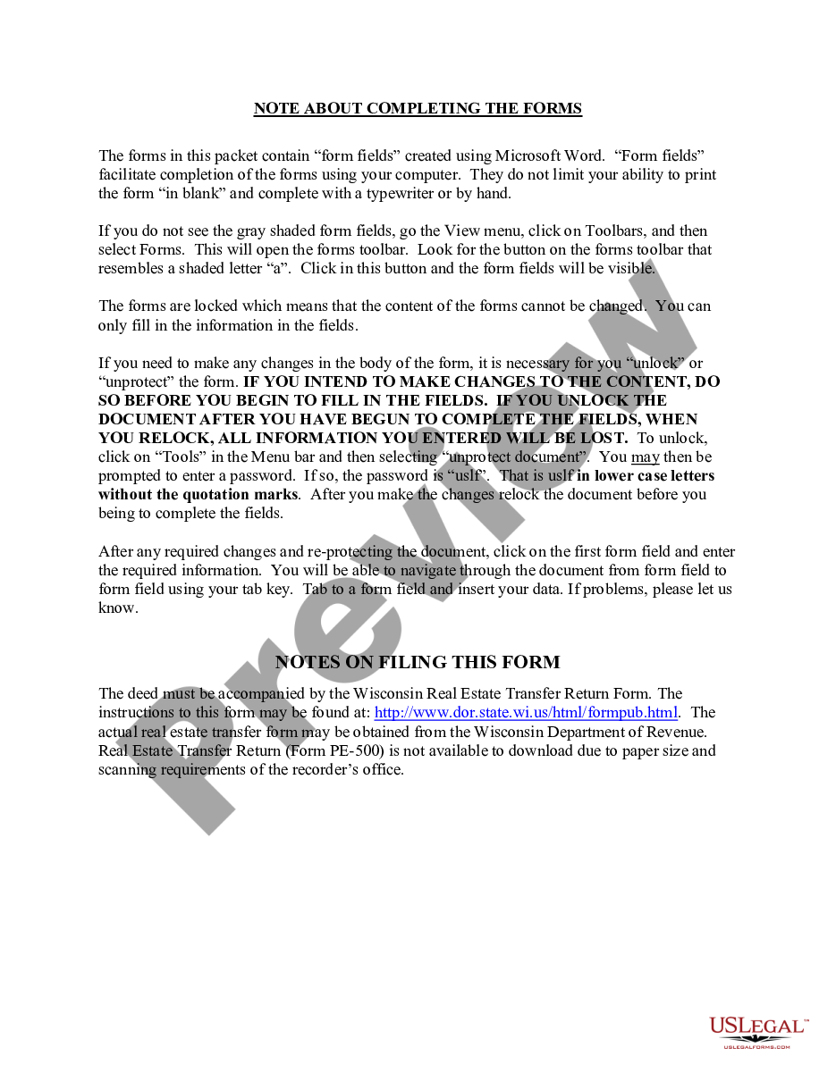 page 1 Warranty Deed for Three Individuals to Husband and Wife preview