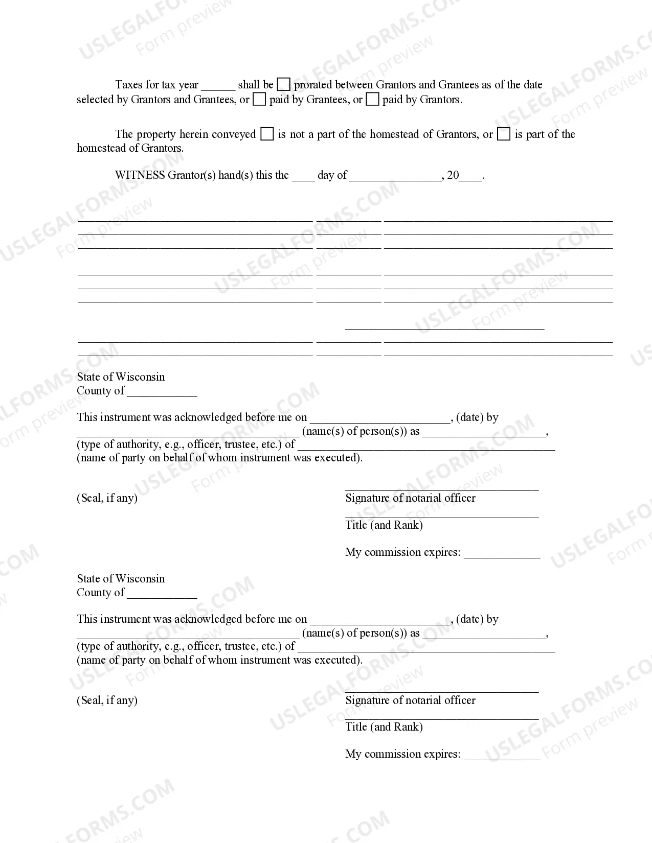 Preview Warranty Deed for Three Individuals to Husband and Wife