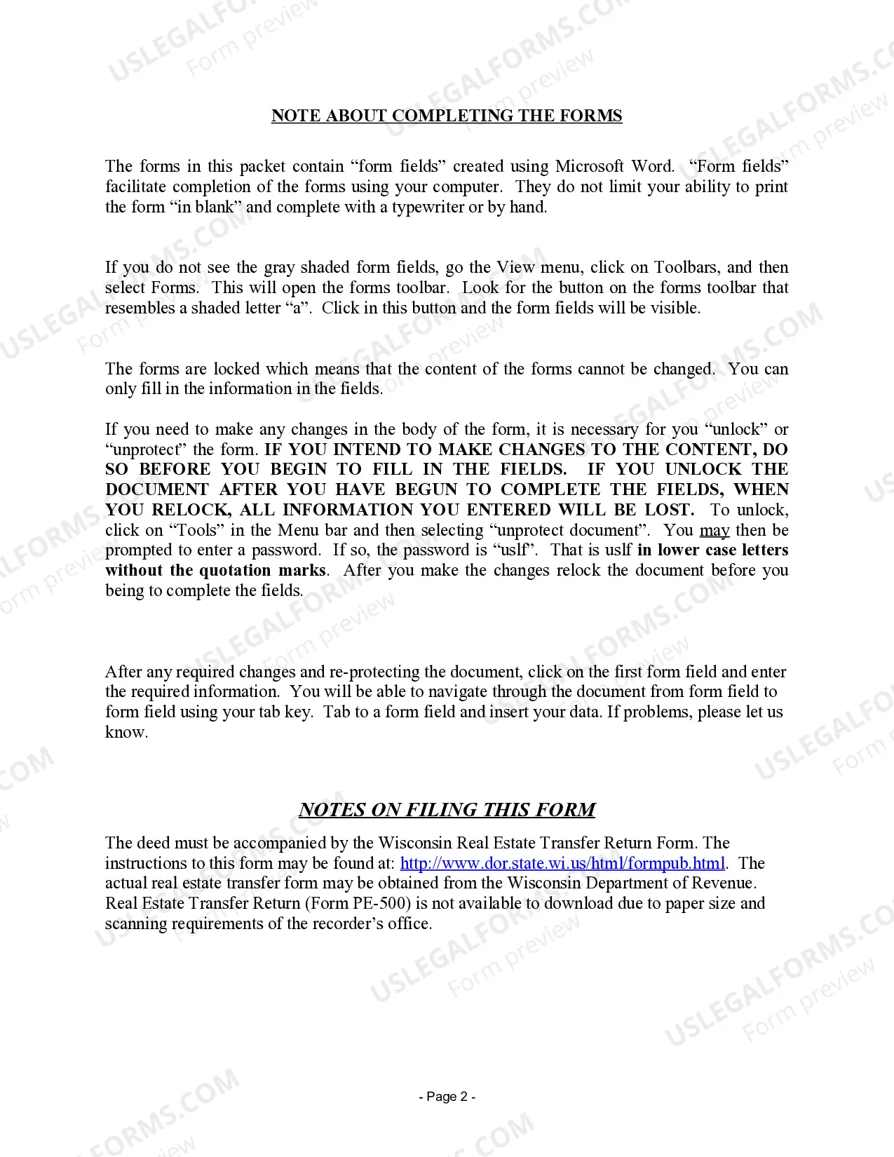 Preview Quitclaim Deed for Husband and Wife to a Trust