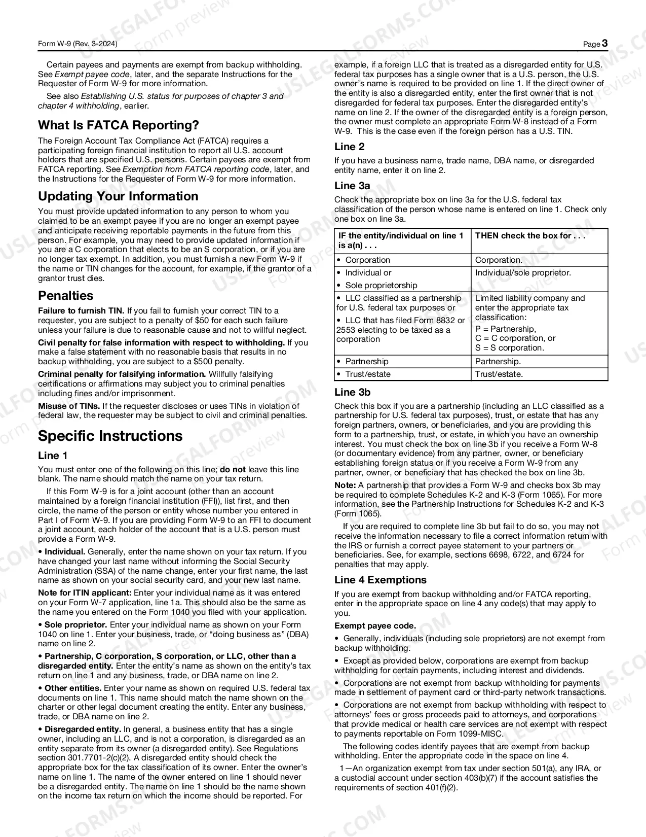 Preview IRS Form W9
