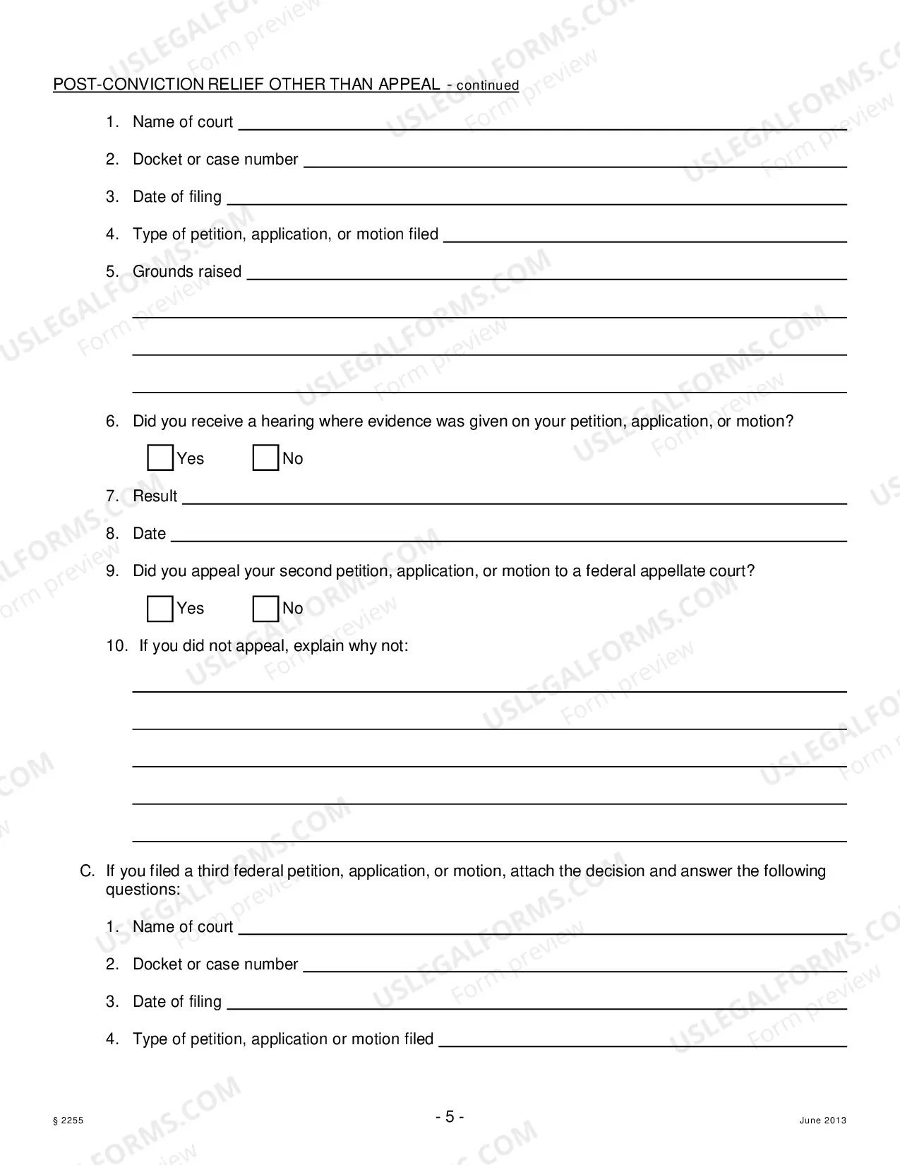 Preview Motion to Vacate, Set Aside, or Correct a Sentence - 2255 Motion