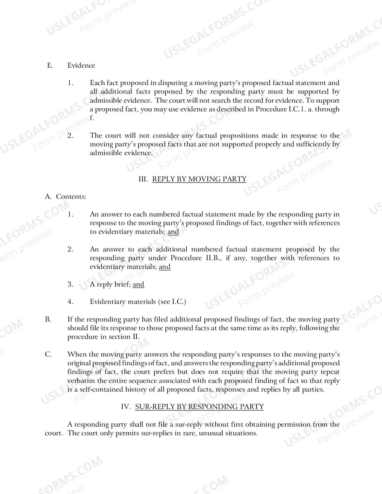 Preview Summary Judgment Procedure in Cases Assigned to Judge Barbara B. Crabb