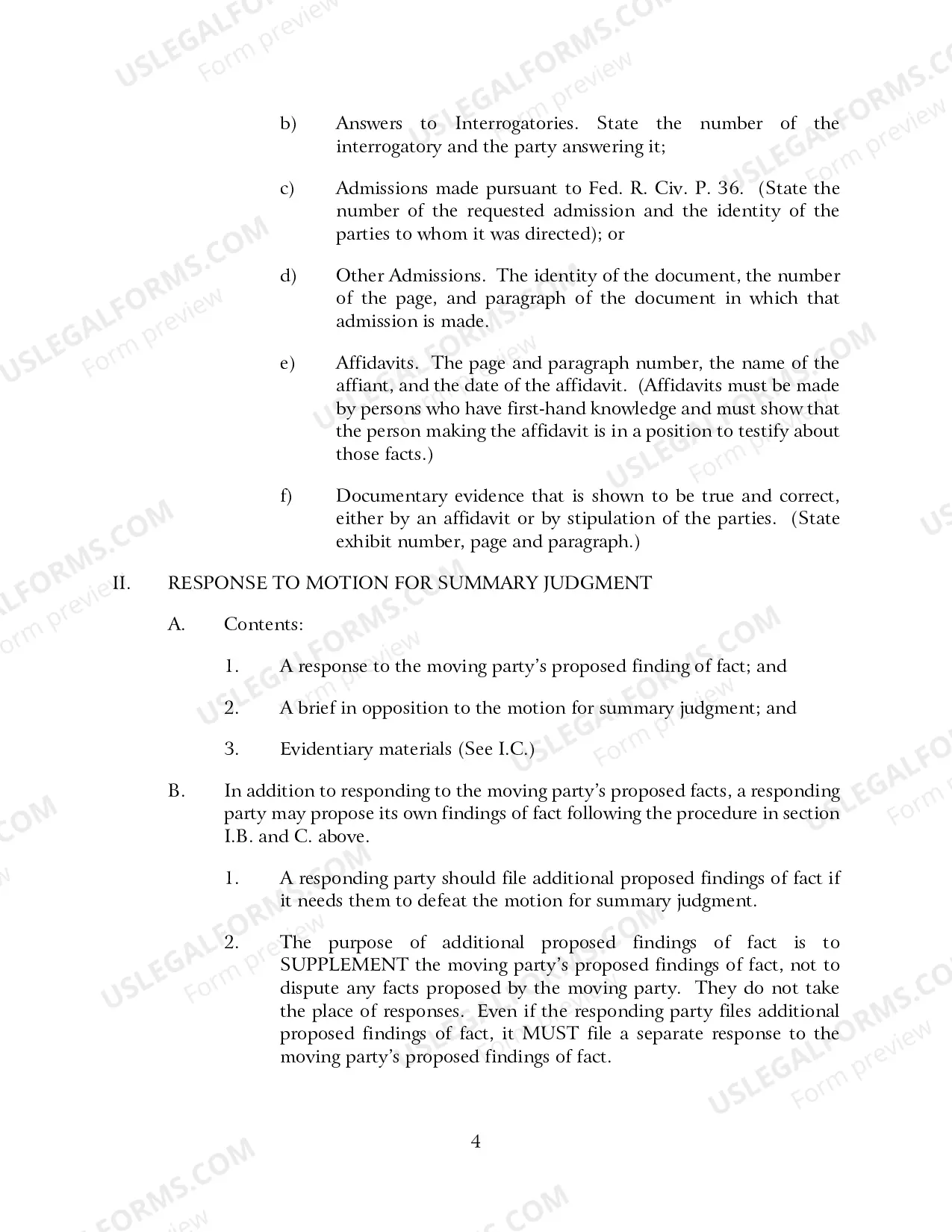 Preview Summary Judgment Procedure in Cases Assigned to Judge William M. Conley