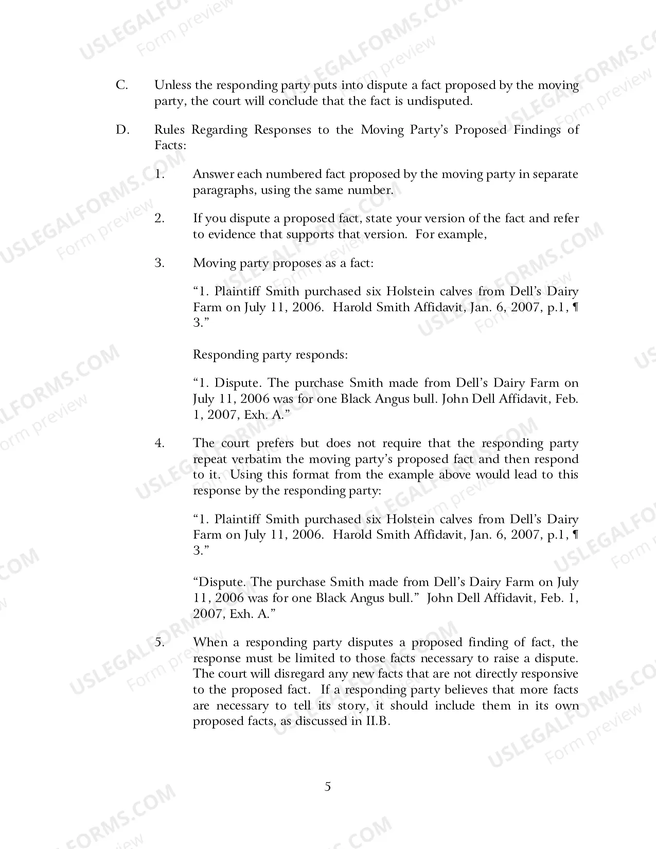Preview Summary Judgment Procedure in Cases Assigned to Judge William M. Conley
