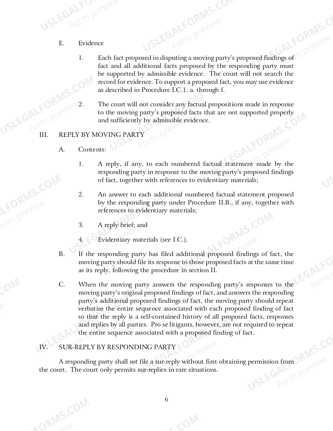 Preview Summary Judgment Procedure in Cases Assigned to Judge William M. Conley