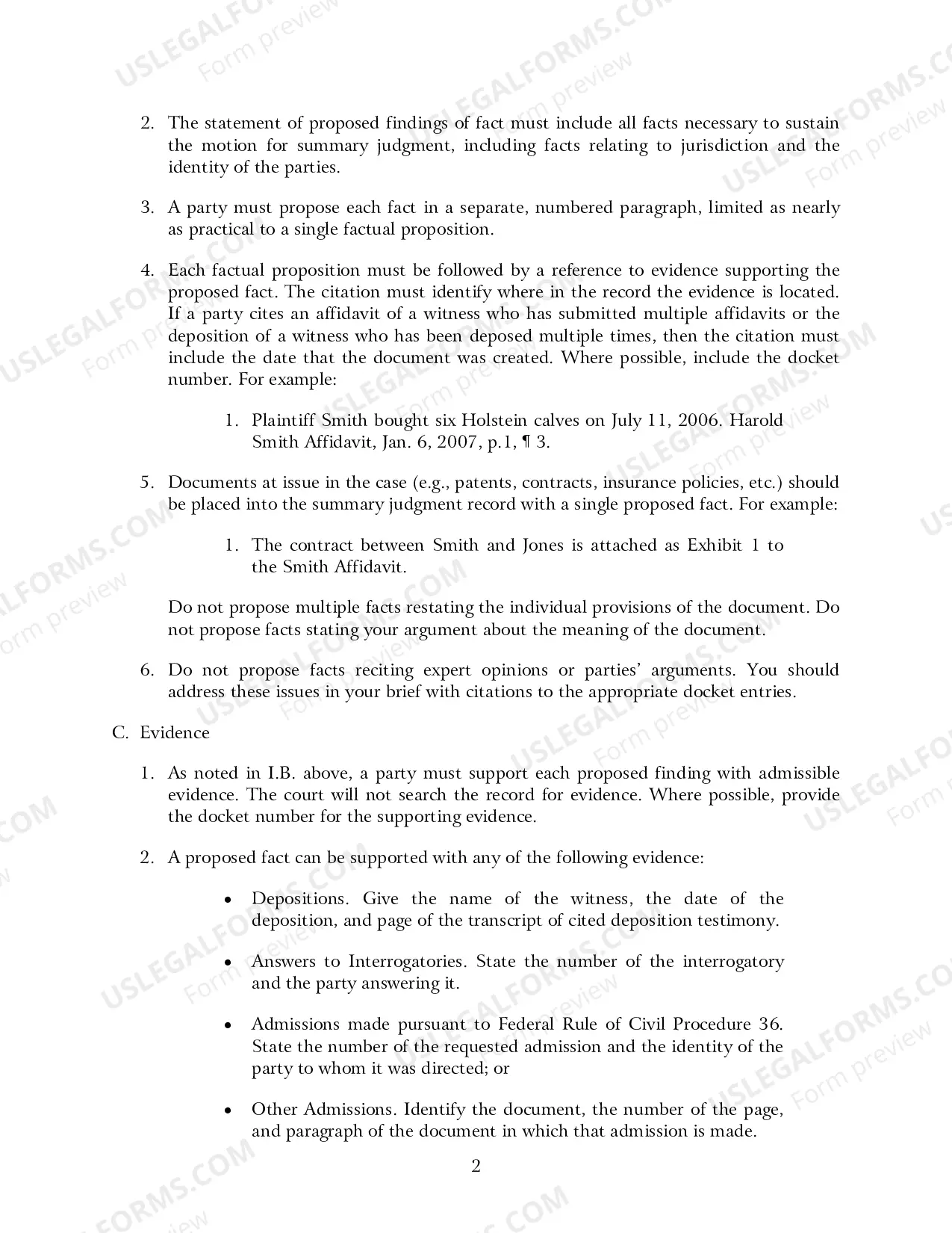 Preview Summary Judgment Procedure in Cases Assigned to Judge James D. Peterson