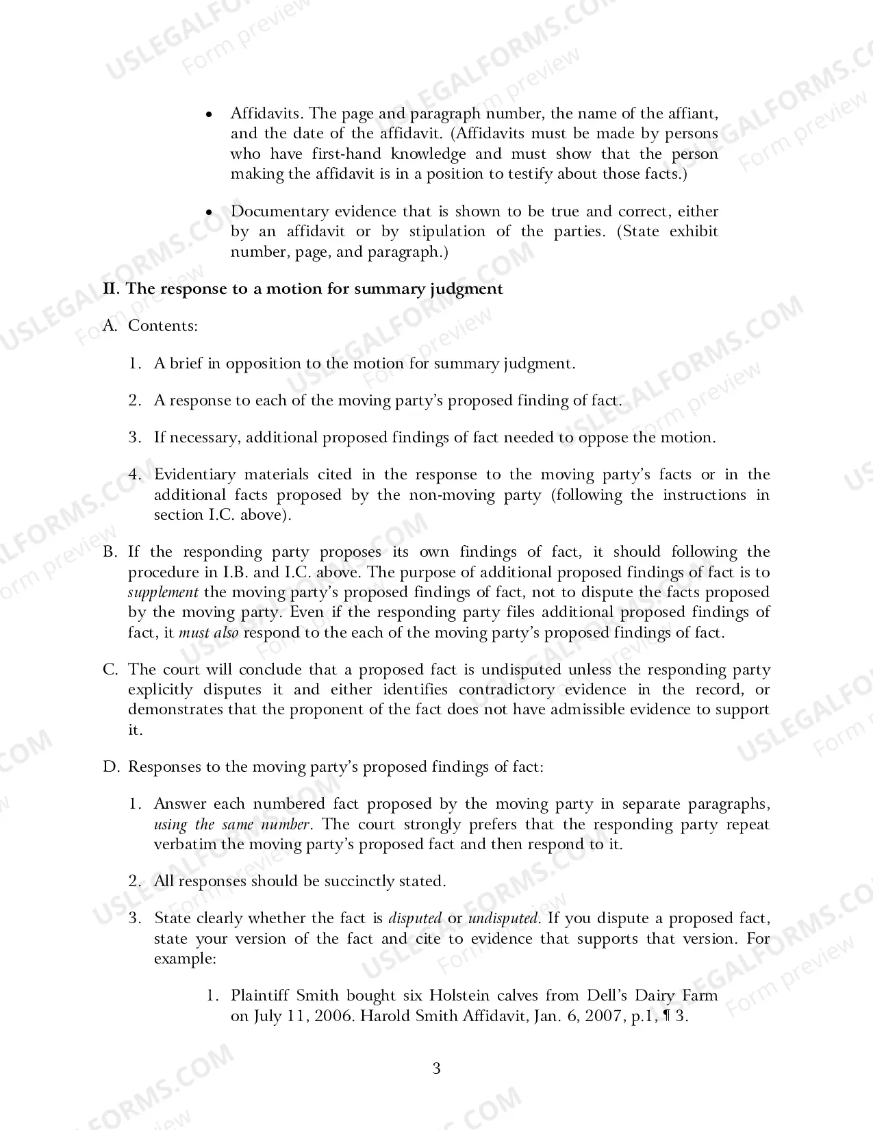 Preview Summary Judgment Procedure in Cases Assigned to Judge James D. Peterson
