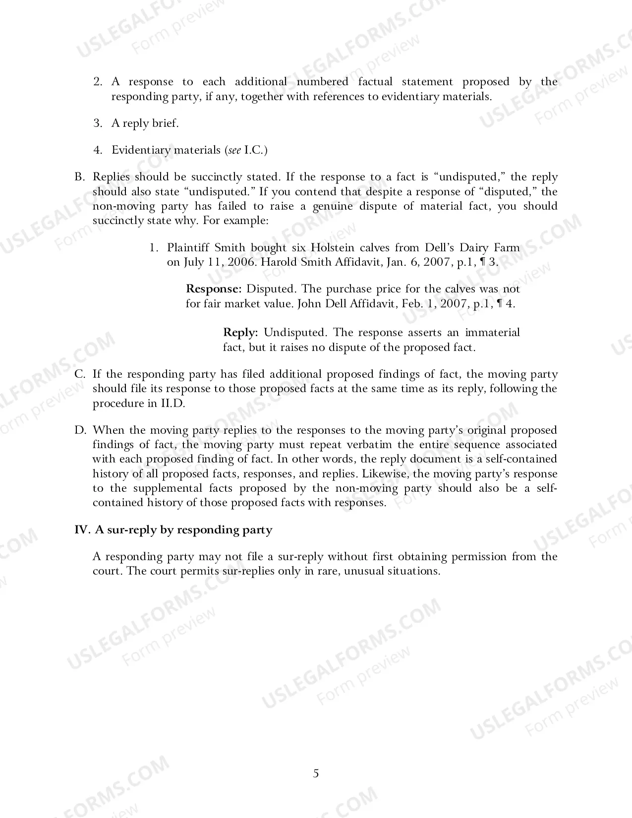 Preview Summary Judgment Procedure in Cases Assigned to Judge James D. Peterson