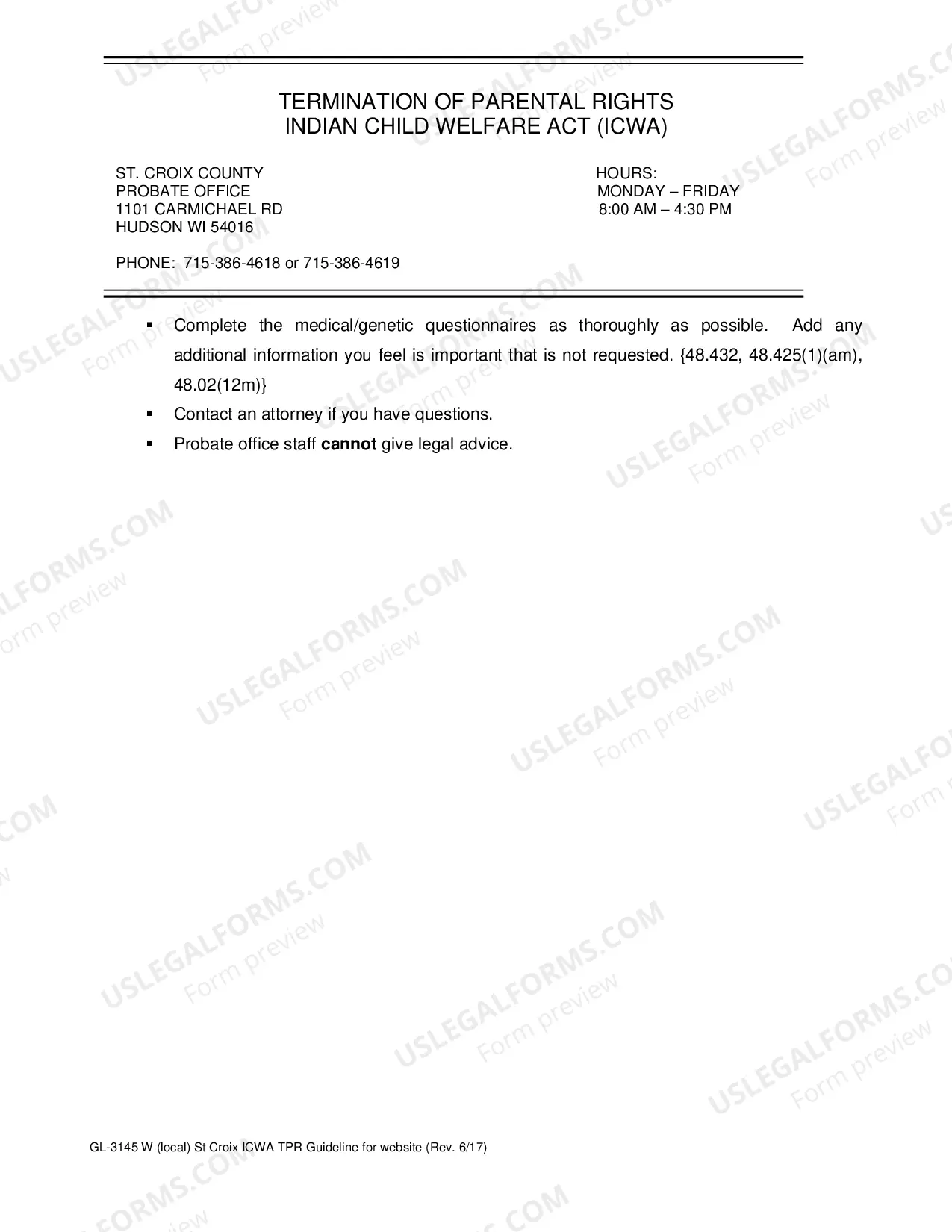 Preview Termination of Parental Rights
