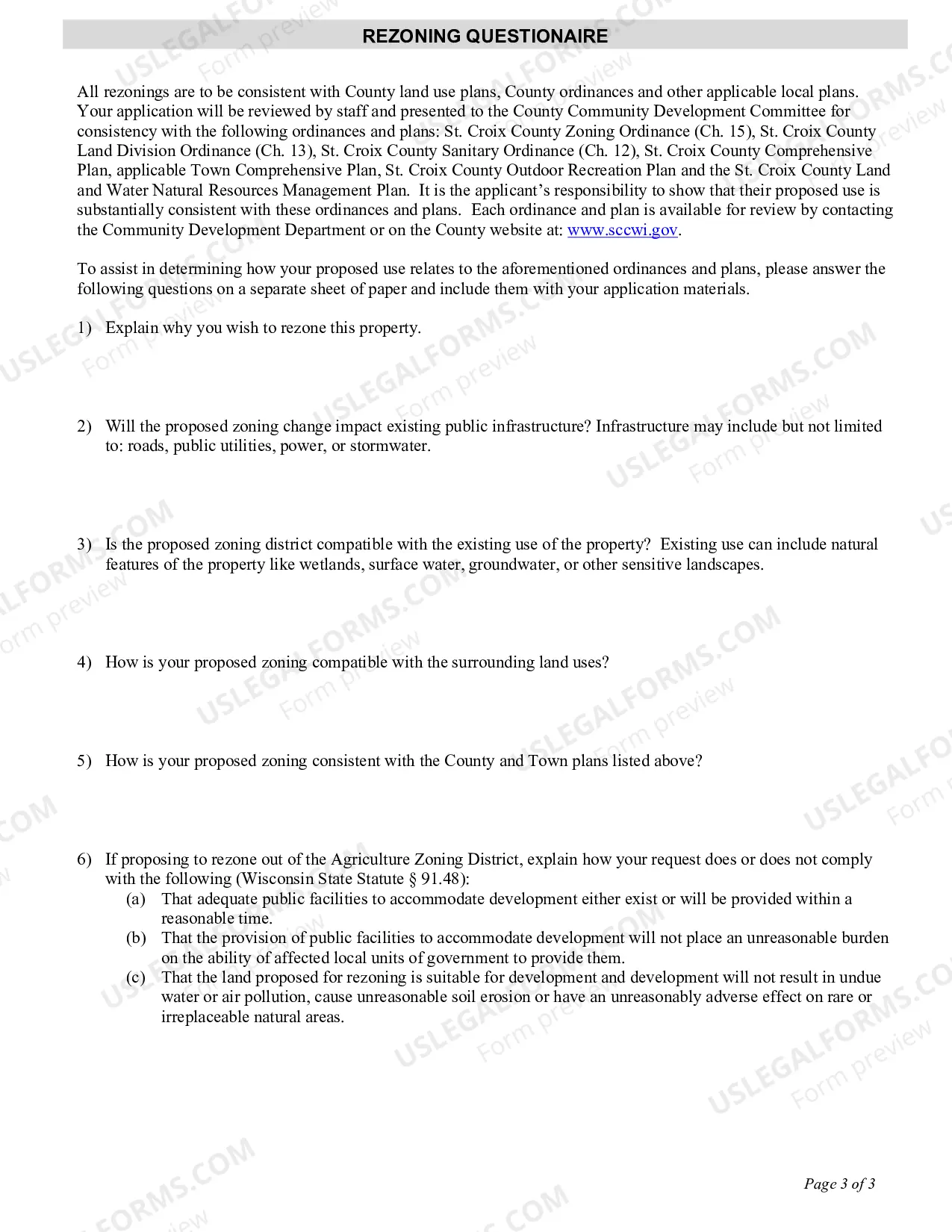 Preview Rezoning Application