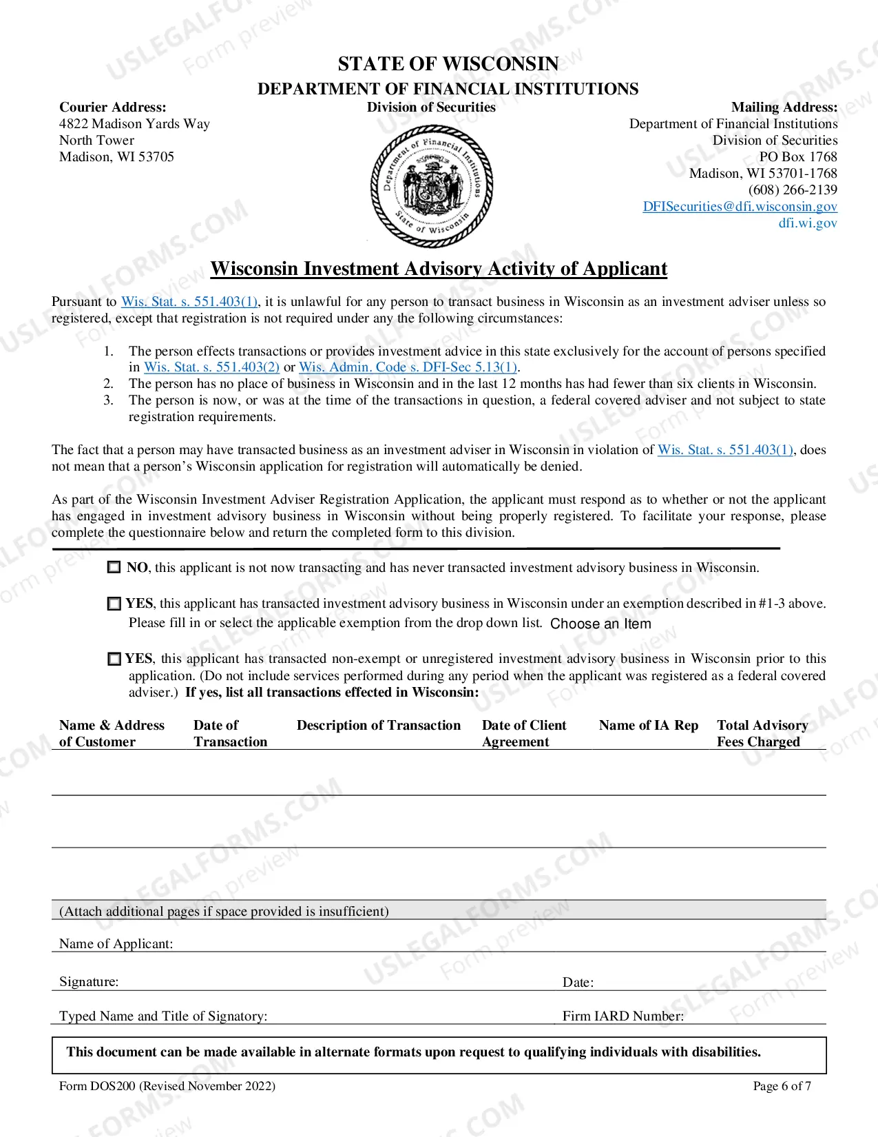 Preview IA Packet