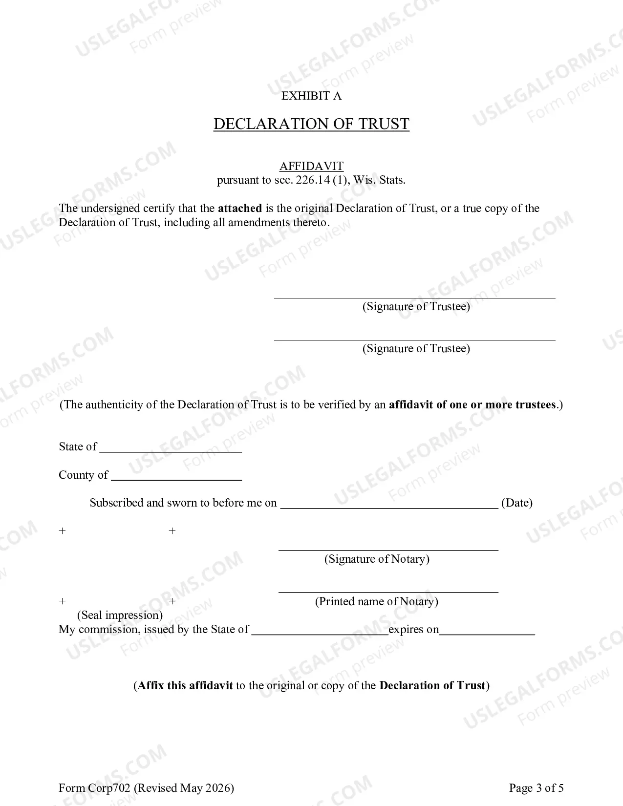 Preview Common Law Trust - Domestic & Foreign